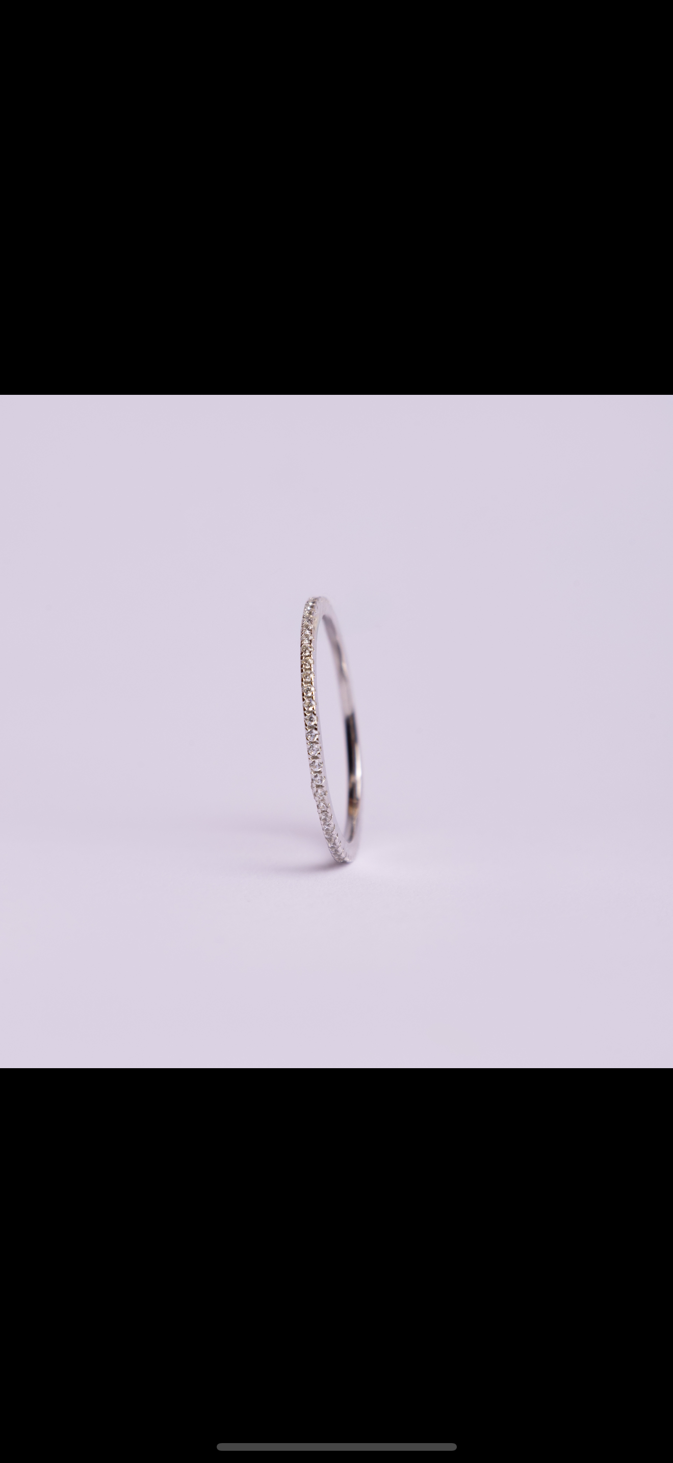Anillo Churumbela Plata .925 con baño de Rodio con Zirconias